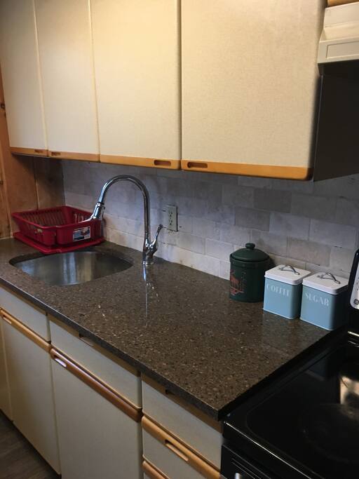 New Granite Counters and Sink