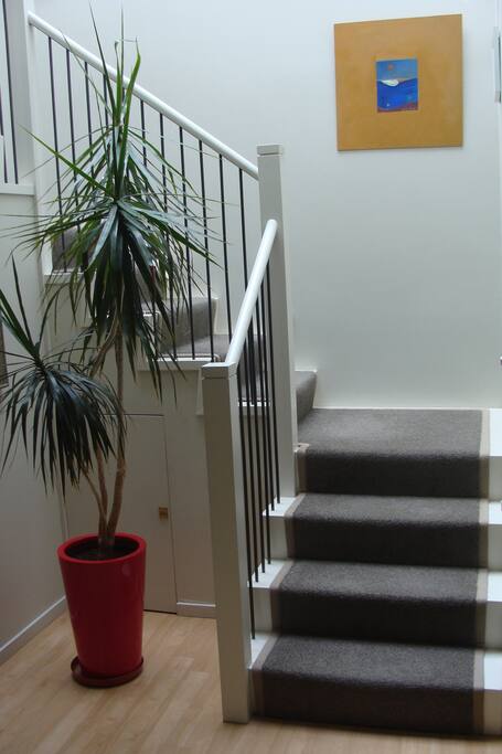 Upstairs to private room