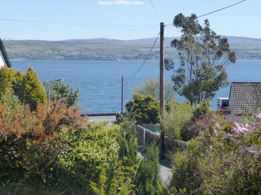 Stunning Sea Views from the Garden, Living Room & Double Bedroom