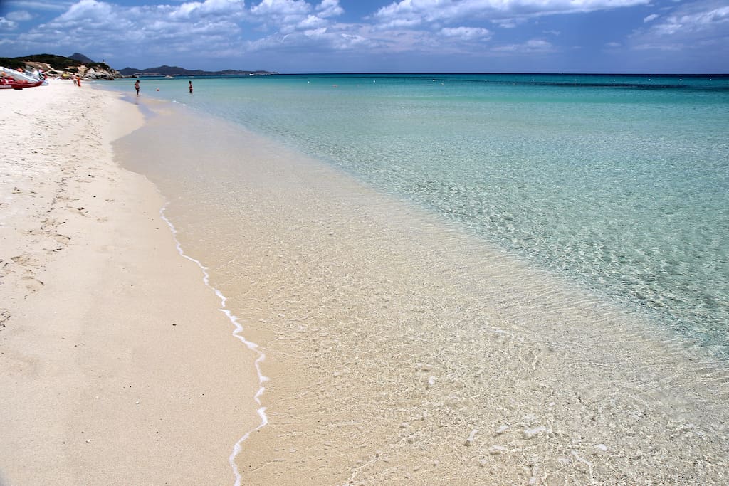 spiaggia davanti casa