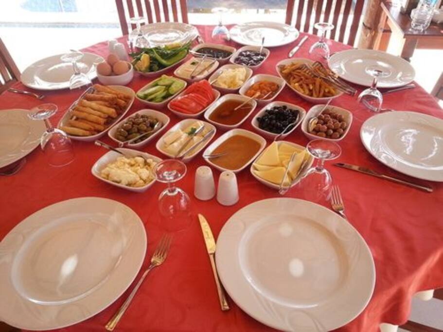 Sabah kahvaltımız.