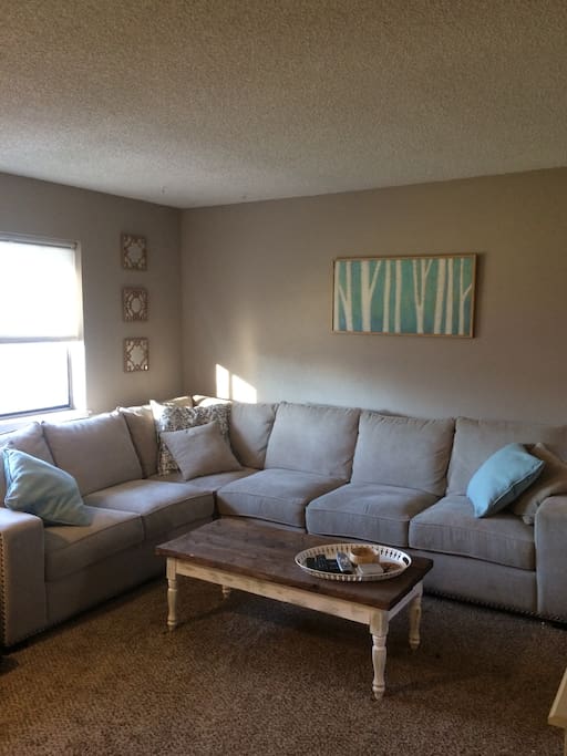 Large comfortable couch