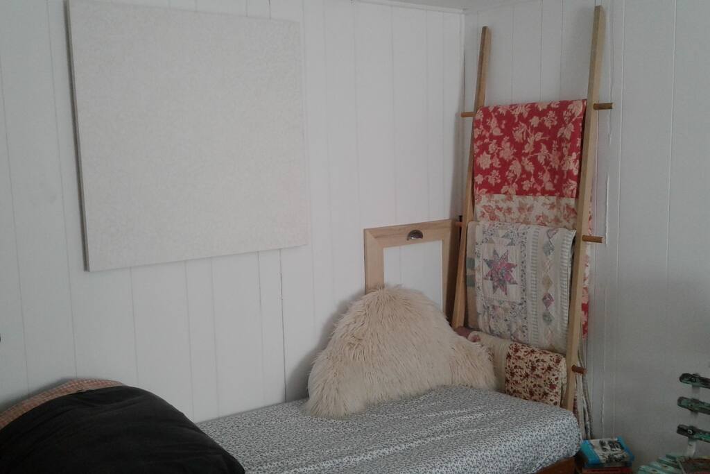 Perfect spot for reading a book.