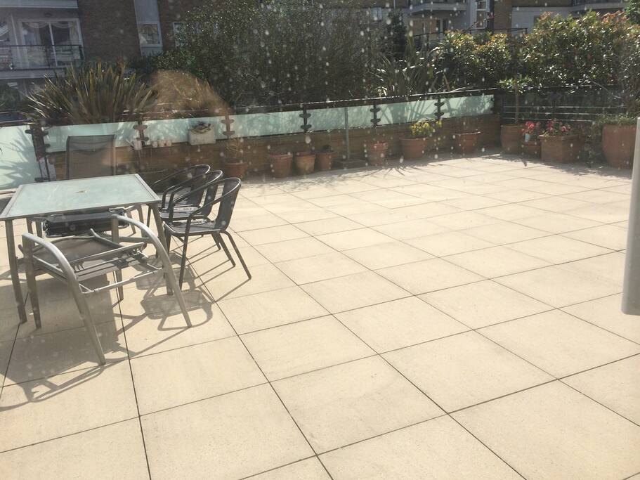 Riverside terrace