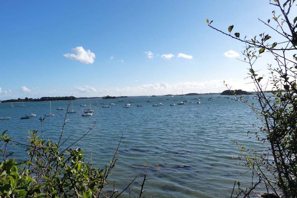 Toute la beauté du Golfe du Morbihan et de ses plages à 3mn de voiture