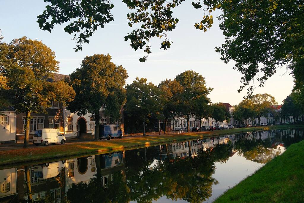 View over the canal, early morning.