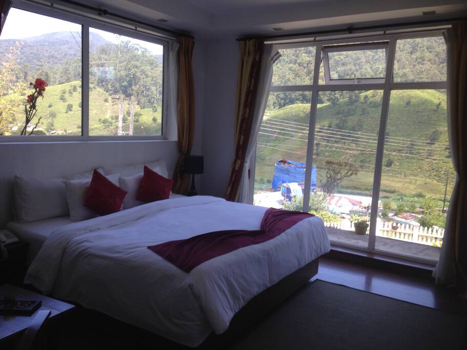 View from the bed
