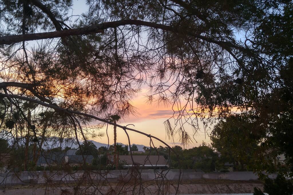 August Sunset from Balcony