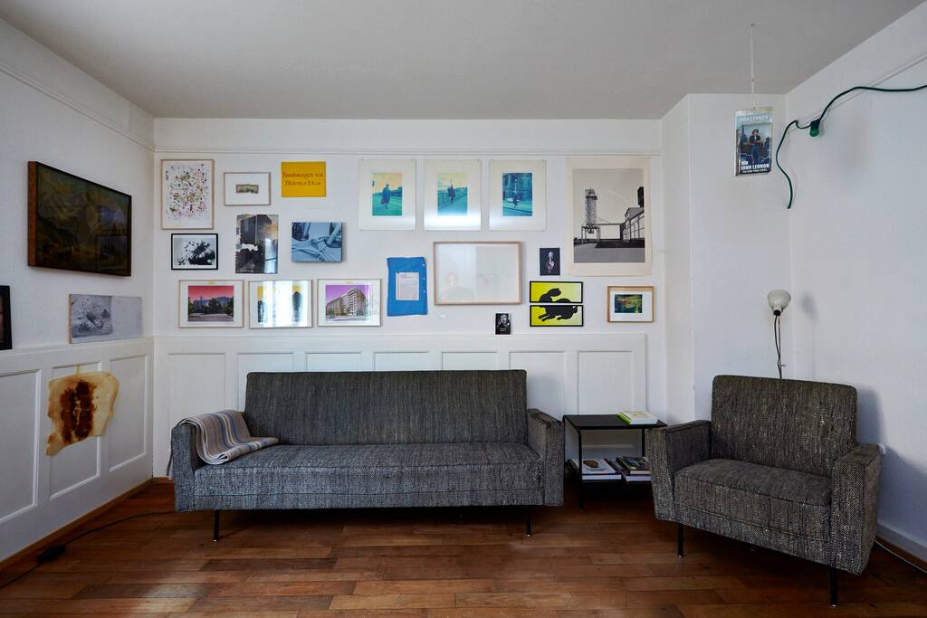 Living room with sofa to sleep on for people who don't mind