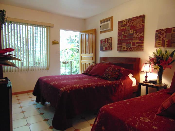 Standard Room #2 has a queen size bed and a twin size bed