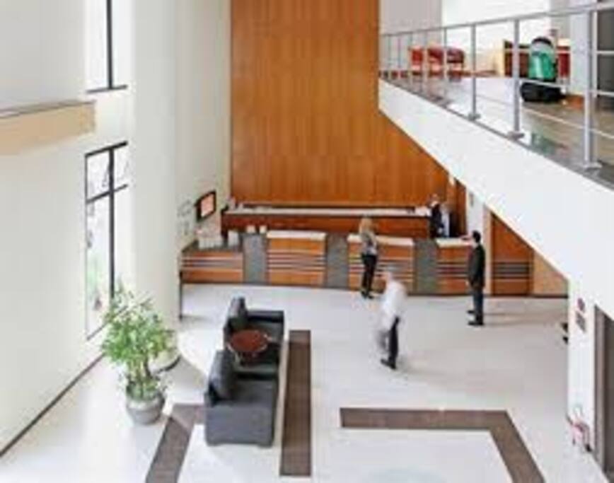 recepção do hotel