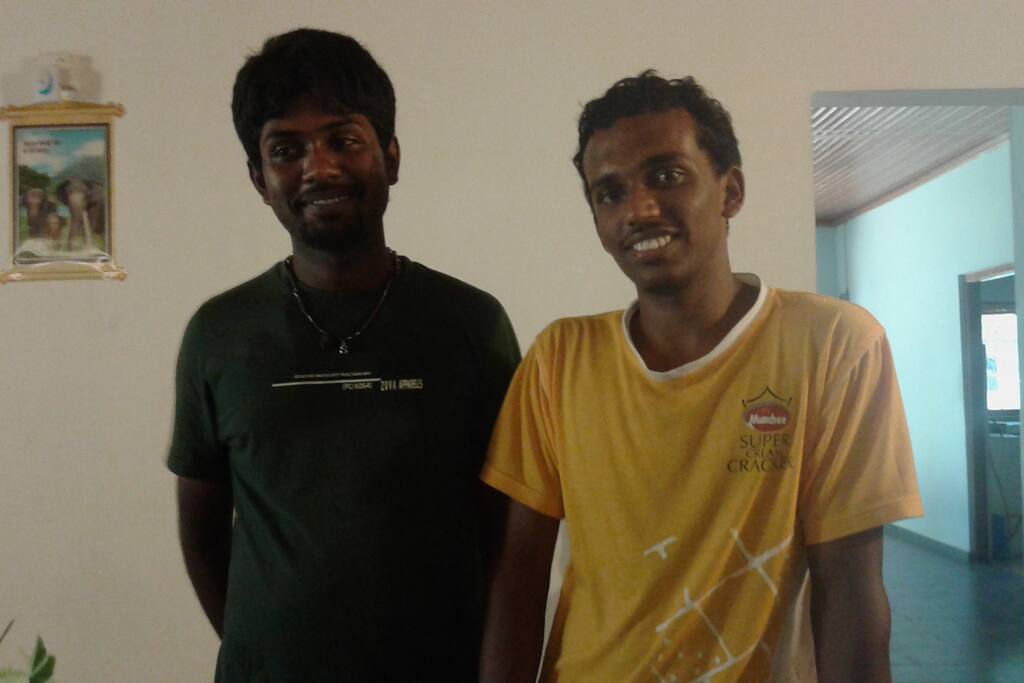 meet Roshan and Kobi who will look after you during your stay