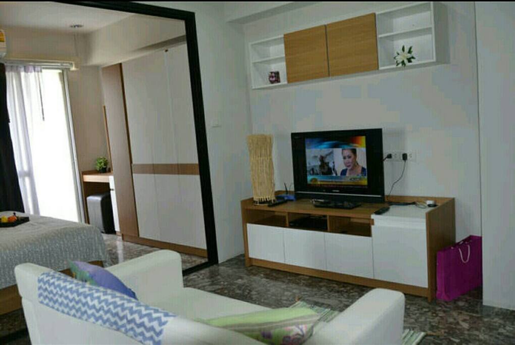Living room with furniture
