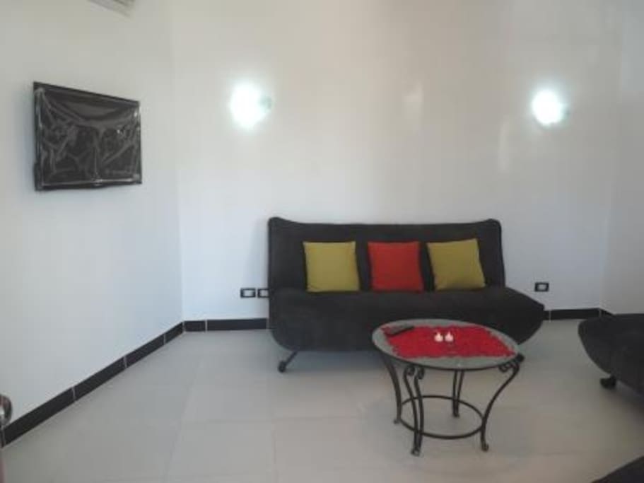 Living Reclining Sofabed and Armchairs