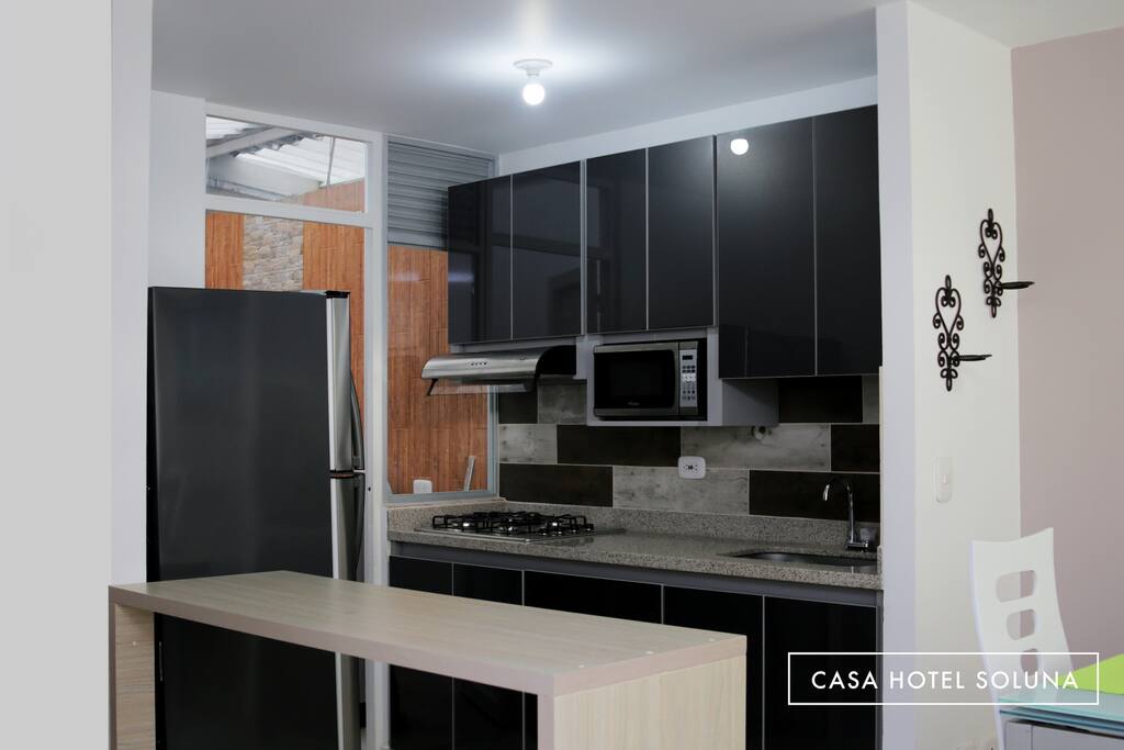 Cocina de lujo, totalmente equipada.