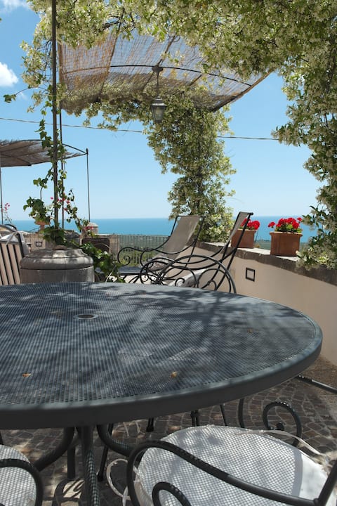 VILLA BASSO Gargano, La Terrazza, sea view