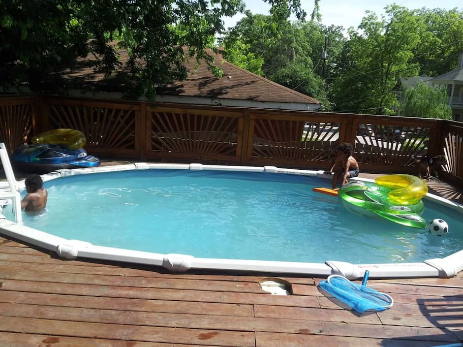 Private pool and deck
