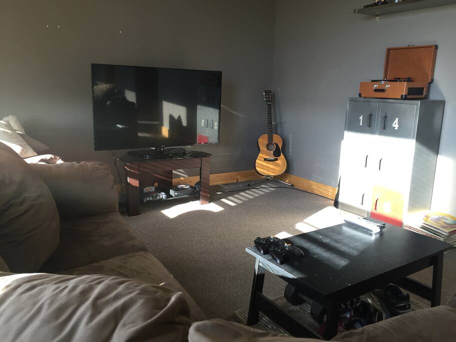 55-inch TV along with many other forms of entertainment.
