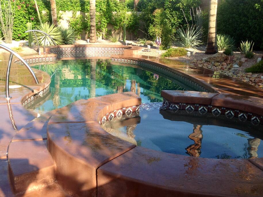 Recently remodeled pool and spa