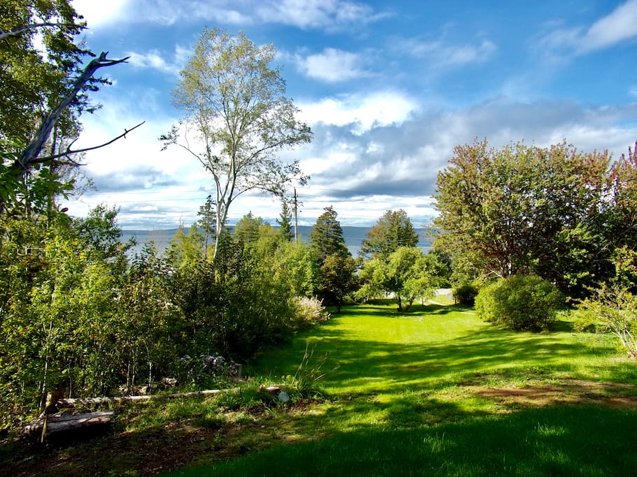 View from farmhouse over Bras D'Or sea