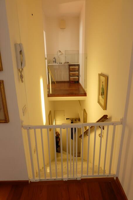 View from the top of the internal stairs