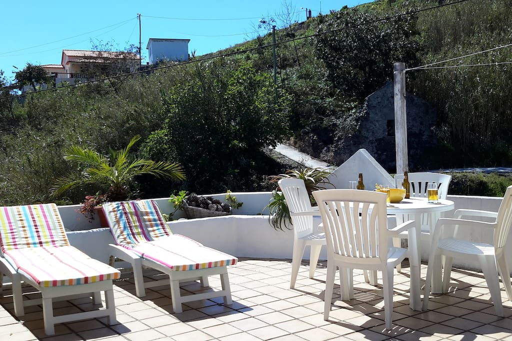 Sun Terrace , private and sheltered