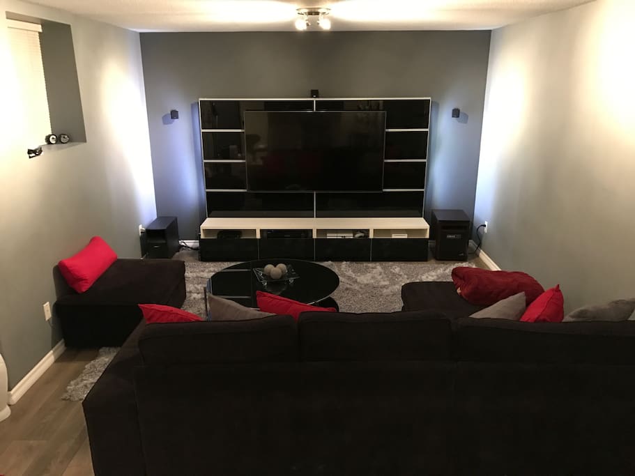 Entertainment area avail as a suite rental