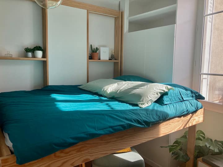 床（ 140 x 190 ）非常舒适！ 