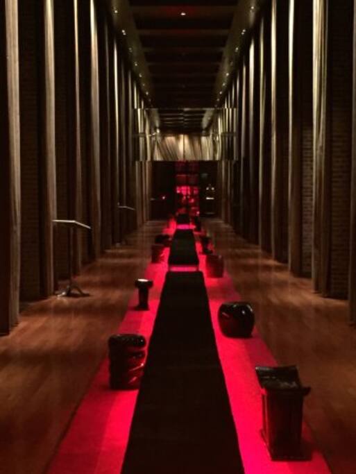 Main hall of the hotel