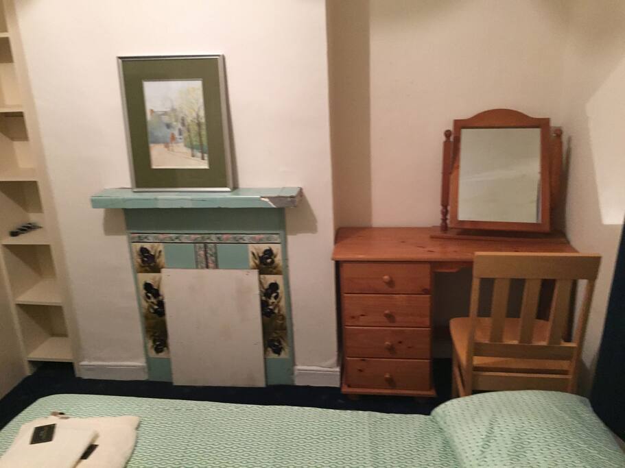 This funky house has a vintage feel with older features