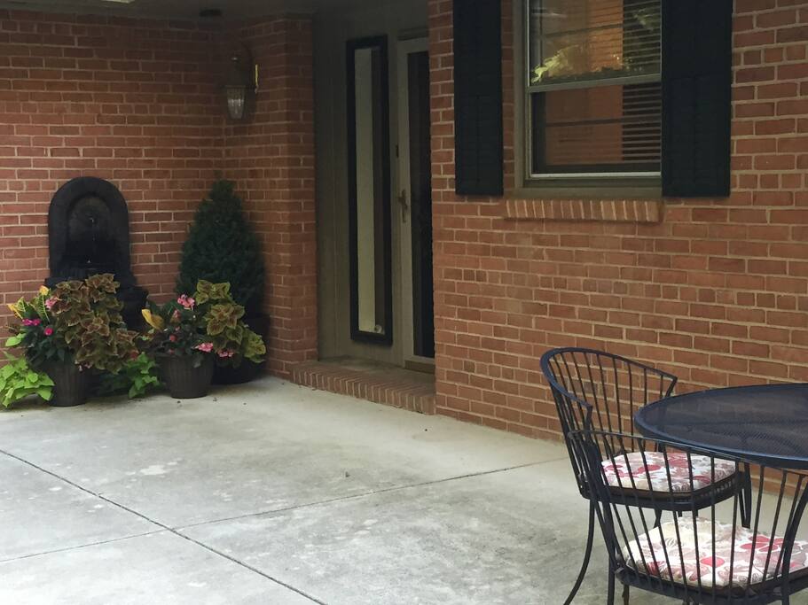 Main entrance door