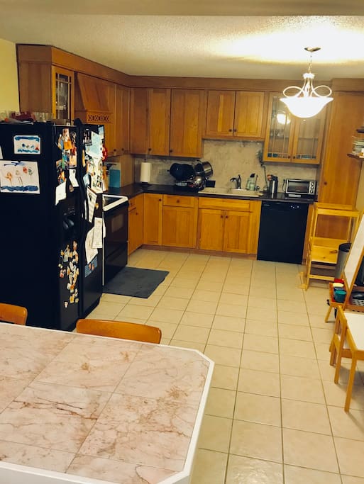 Spacious kitchen