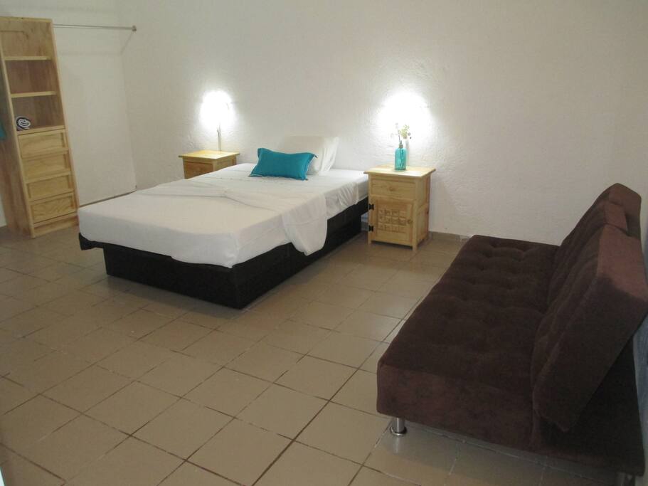 Double bed and Futon bed