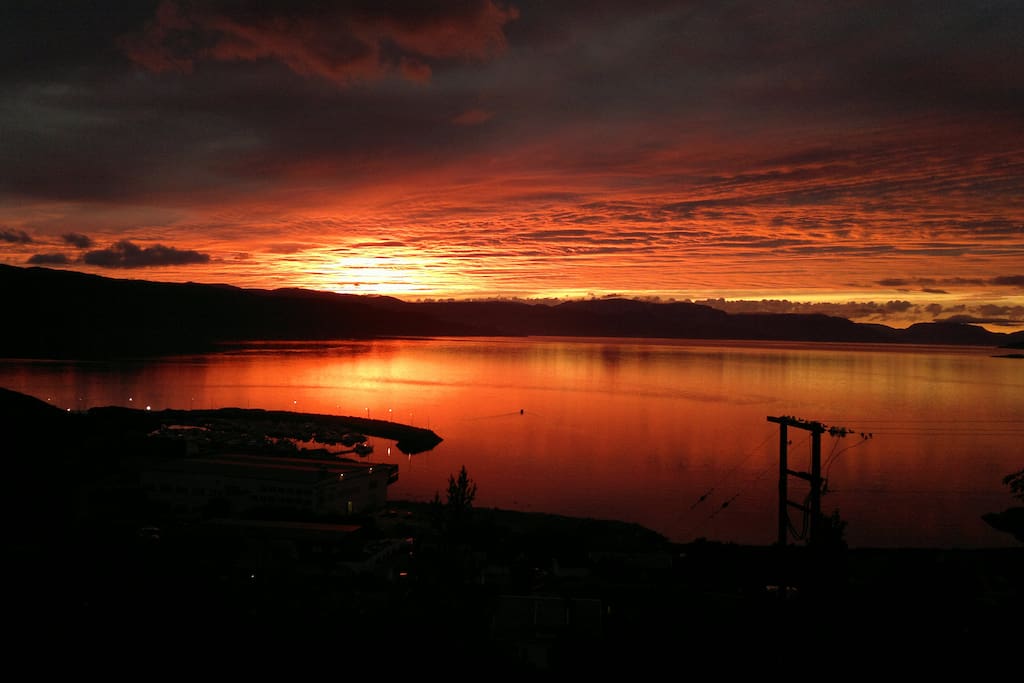 Utsikt nord-nord/vest Altafjorden