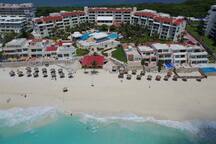Cancun hotel zone beach resort lagoon studio *101