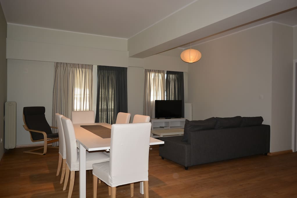 Dining and living room