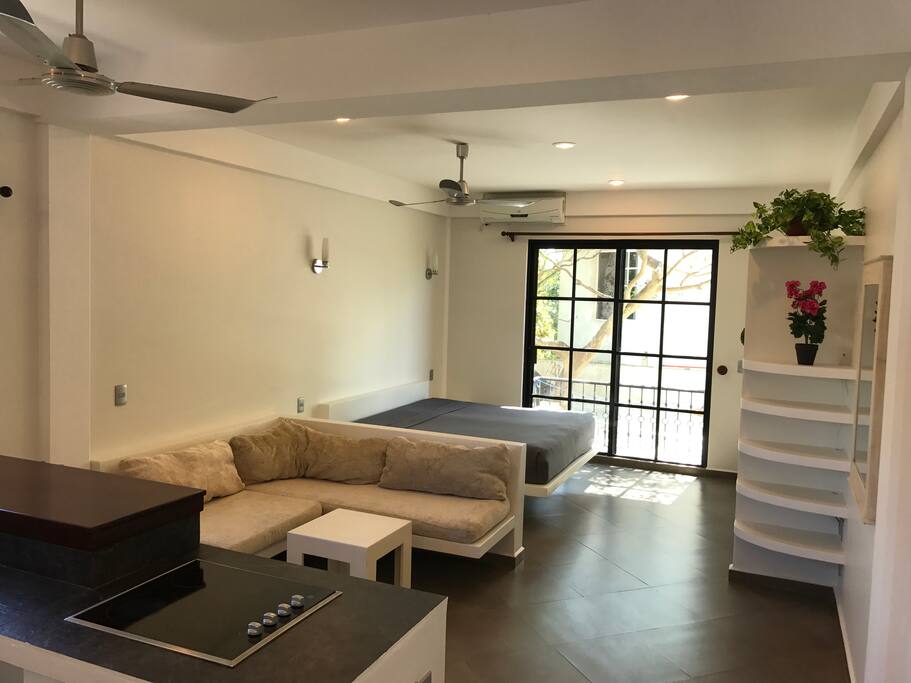 Overall view of the studio 48 sq meter