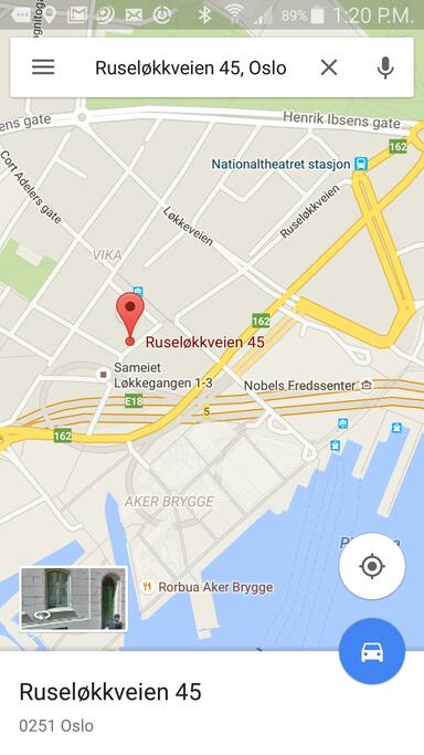 Here u can see where ur gonna stay,walking distance to most places