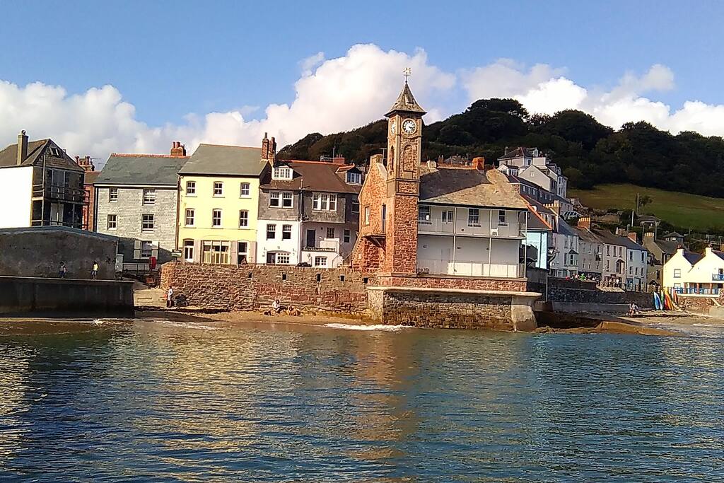 Beautiful beach house right on the sea - perfect place for you seaside coastal holiday. Swim from a few steps from the door at high tide!
