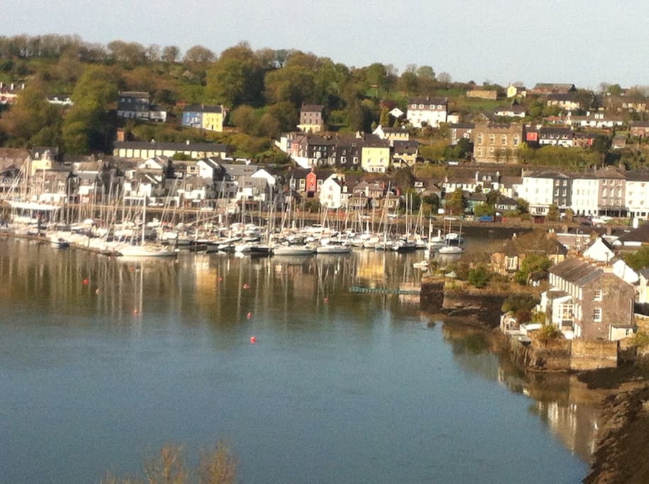View of Kinsale from Across the harbour.