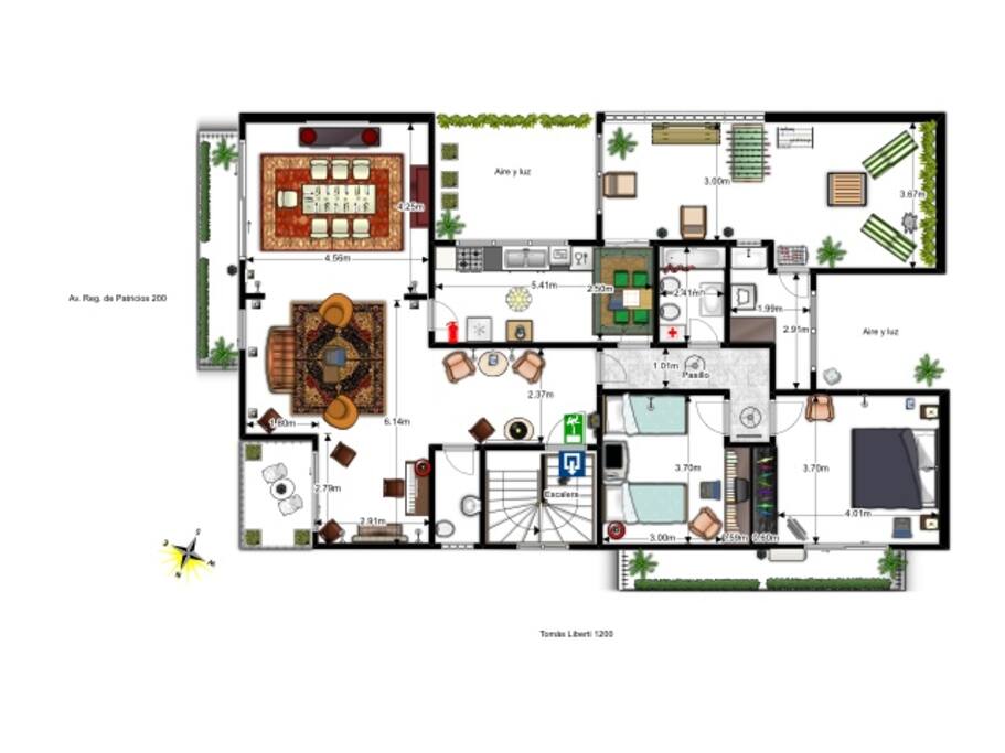 Planta del Departamento