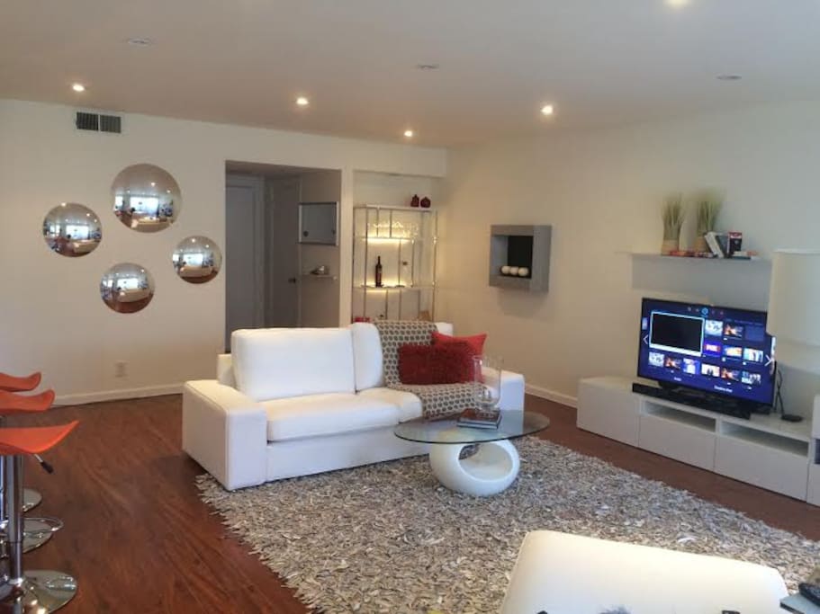 extremely Bright and beautiful living room