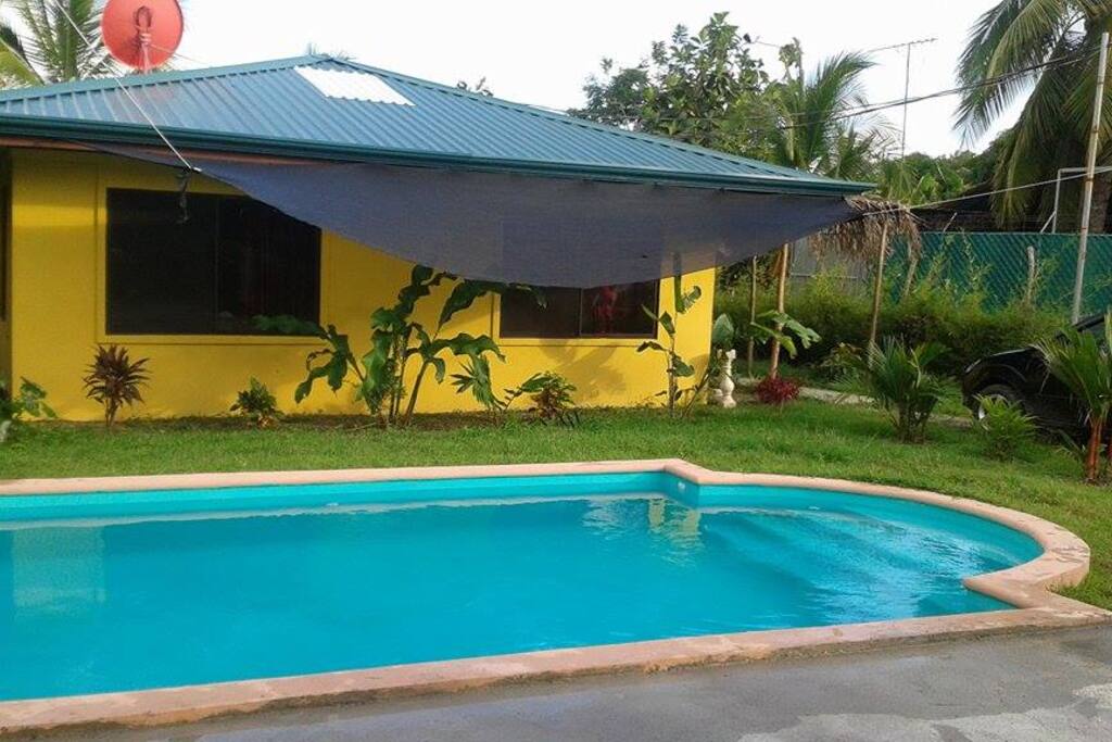 BBQ area with a Rancho