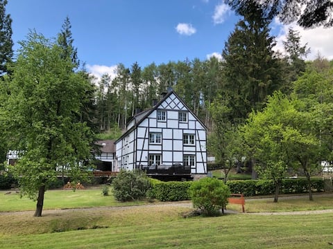 Nice apartment on the 1st floor of the Waldhof Tiefendorf.