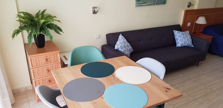 Modern Studio With Balcony 50 Meters From The Sea! - Puerto de la Cruz