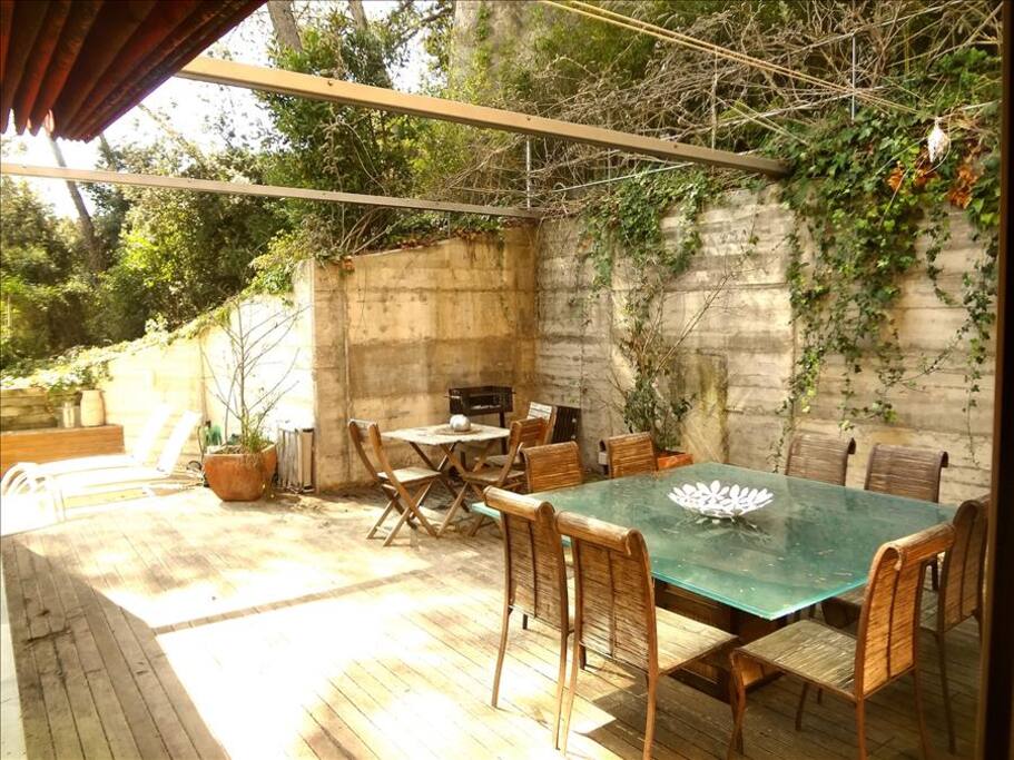 Sunny patio