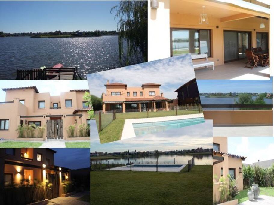 Galería, pileta, laguna