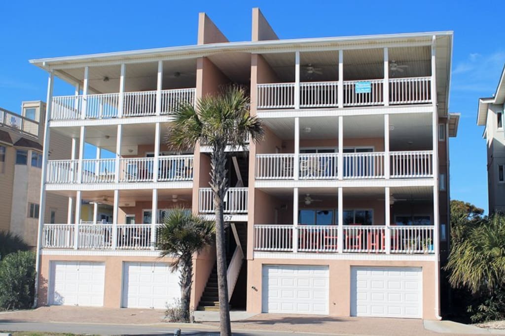 Your unit is on the top floor on the right.