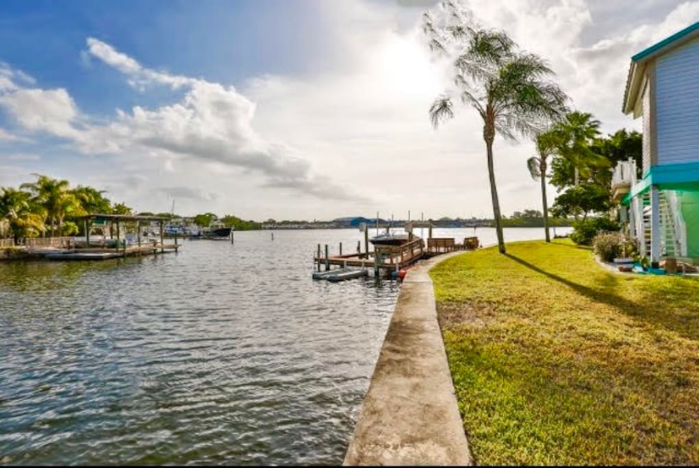Back Lawn view of Canal