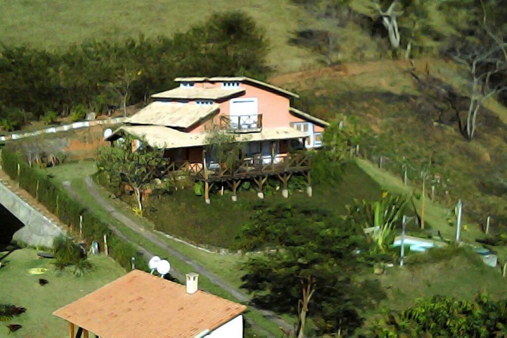 Vista aerea da casa